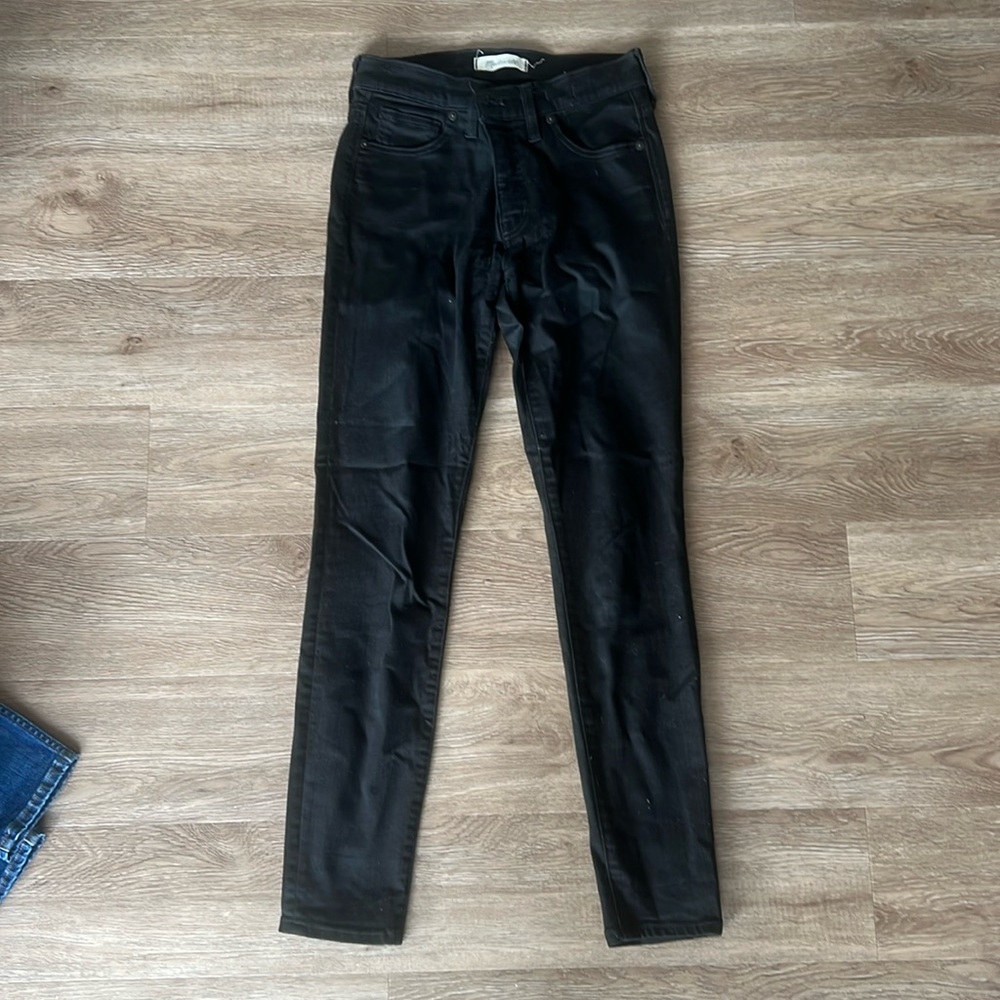 Madewell Black skinny jeans